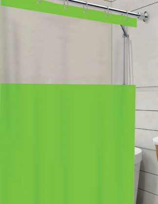 Cortina de Box Visor sem Silk - Verde