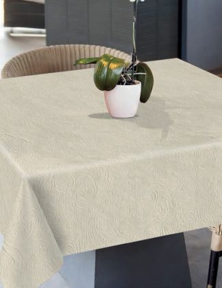 Toalha de mesa lisa com gravação