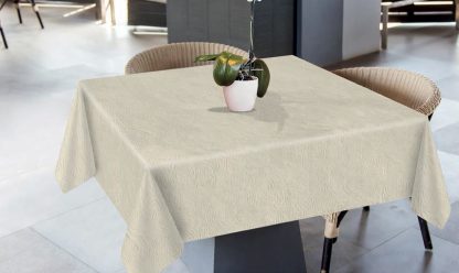 Toalha de mesa lisa com gravação