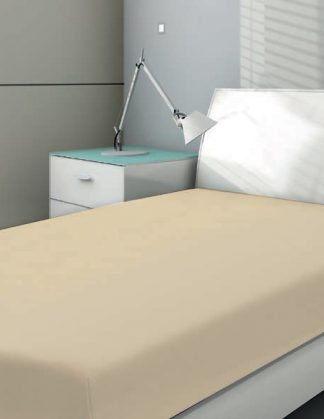 Capa de Colchão Bege Casal, Queen ou Solteiro