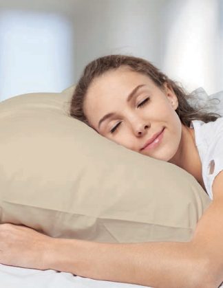 Capa de Travesseiro Bege