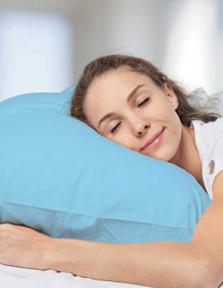 Capa de Travesseiro Azul