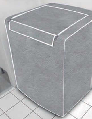 Capa de Máquina de Lavar com Zíper - Estampa Perolizada - Vários Tamanhos